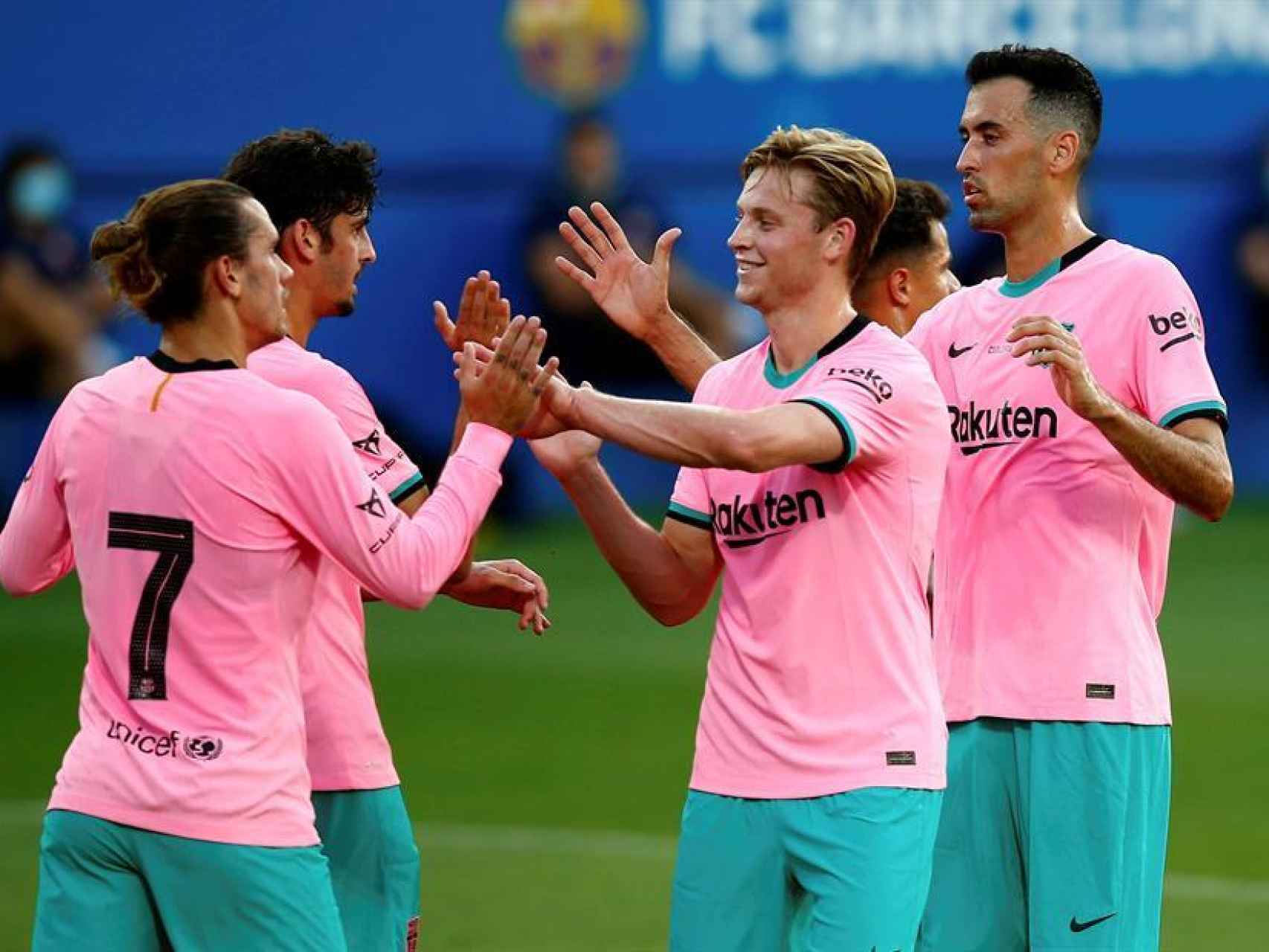 El de la camiseta rosa del Barcelona: polémica en redes el regreso del Messi goleador