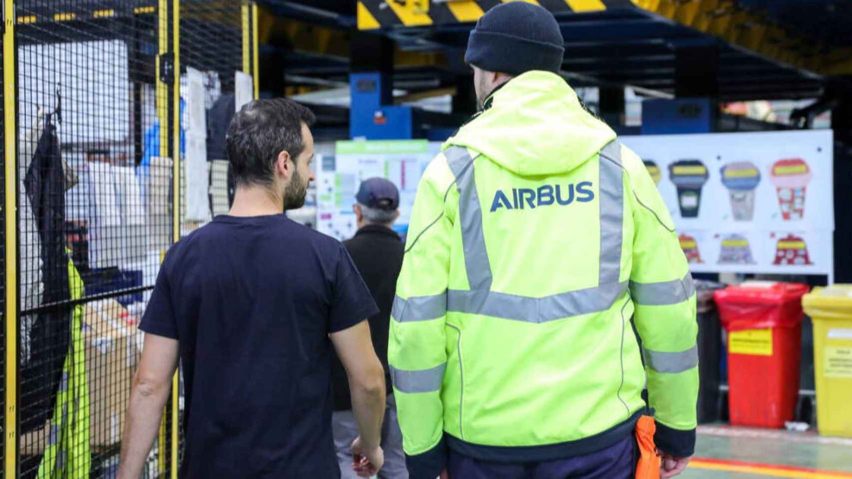 Trabajadores de Airbus. Imagen de archivo