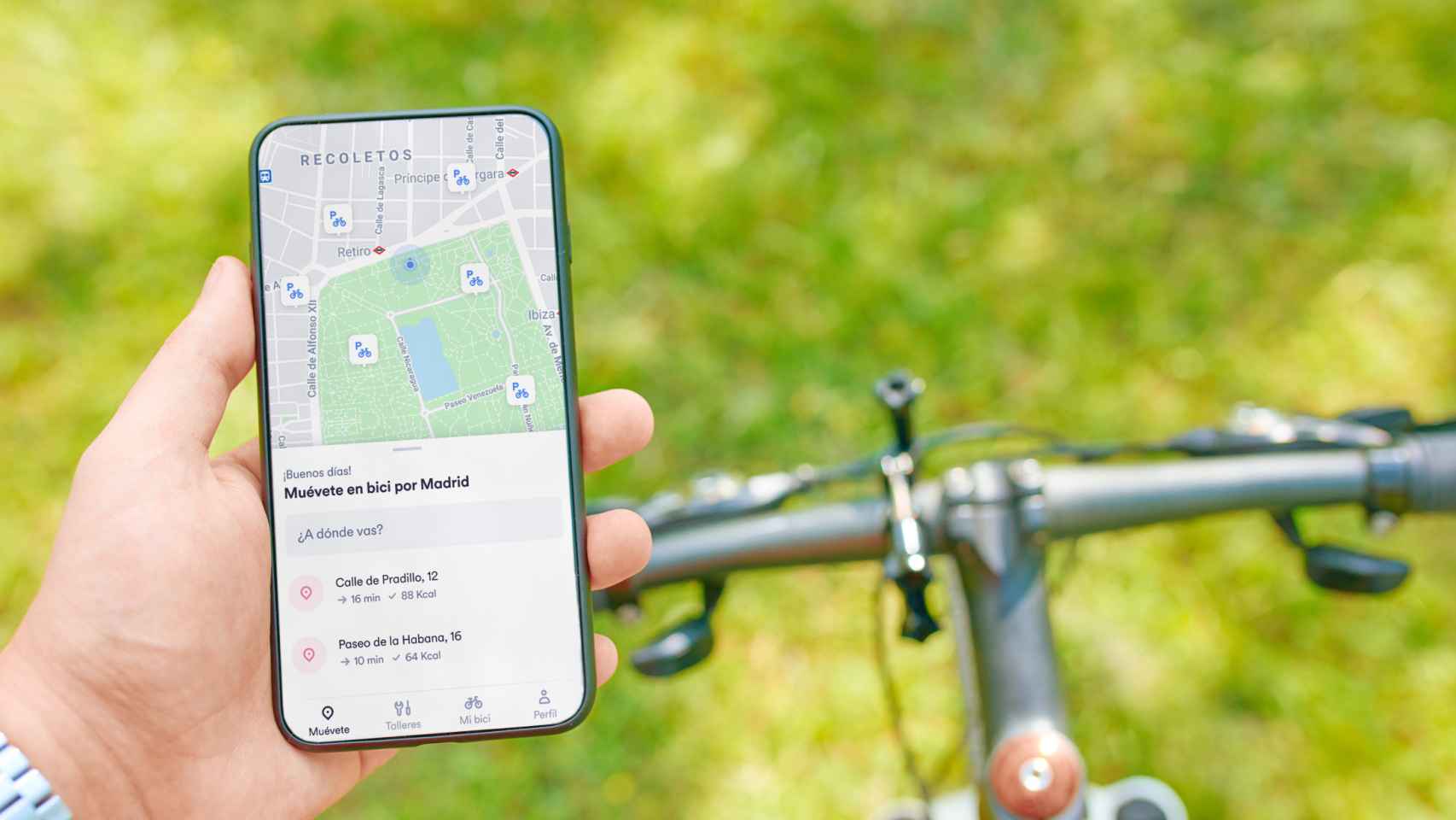 Imagen de la aplicación de Bive, el nuevo servicio de suscripción centrado en las bicicletas de Cabify.