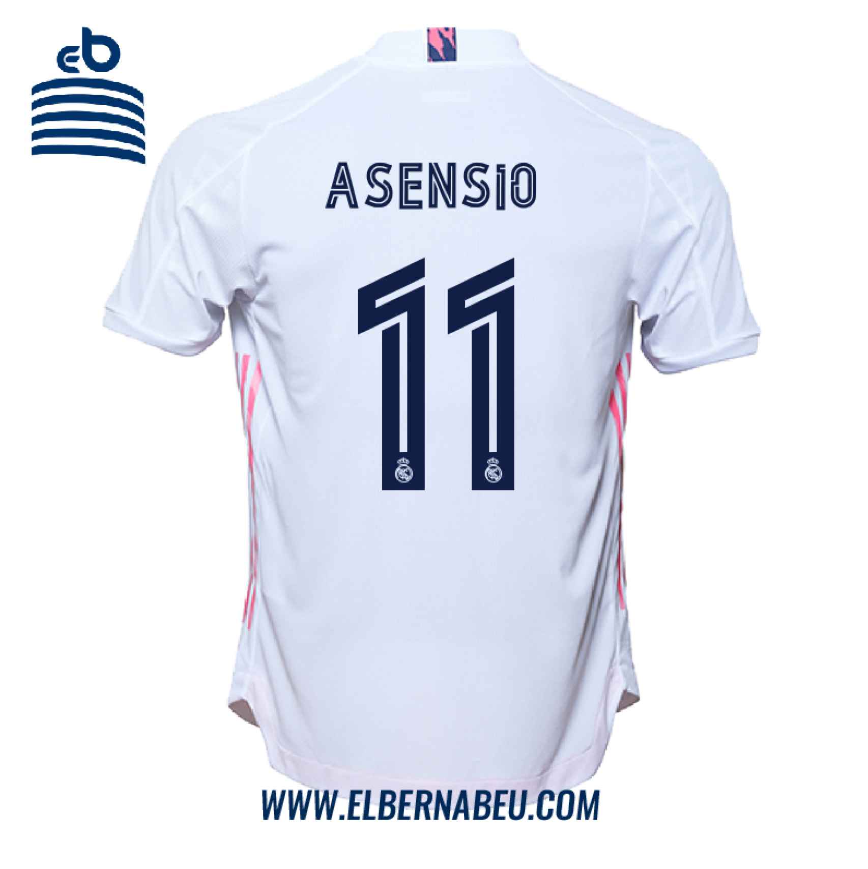 Asensio, con el '11' del Real Madrid