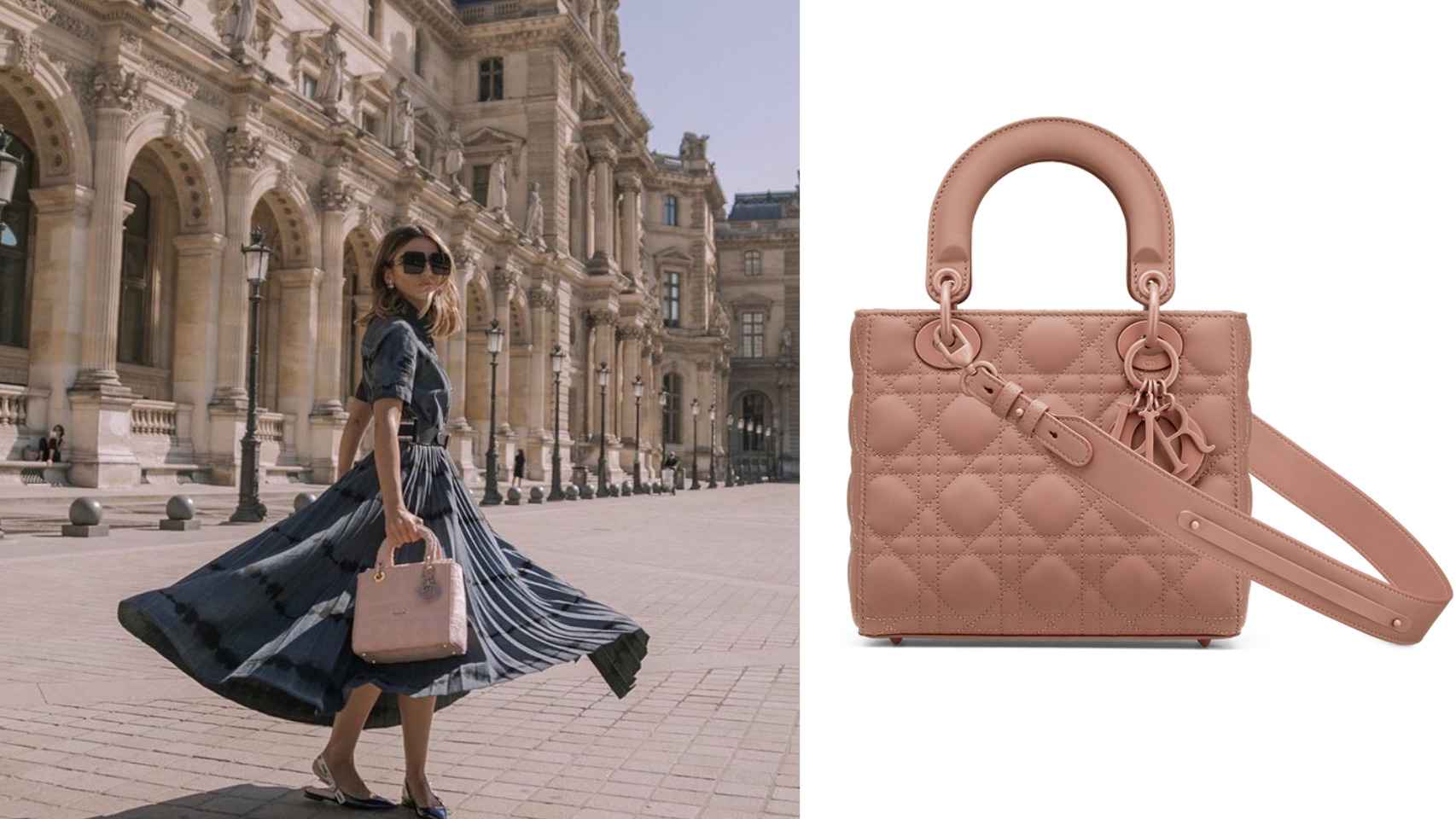 El estilismo y el bolso de 'Lady Dior' de Alexandra Pereira