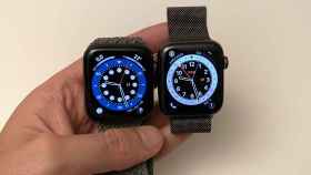 Apple Watch SE (izq.) y Apple Watch Series 6  (Izq.)