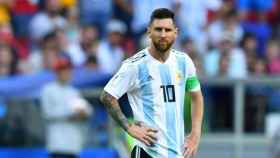 Messi con la selección argentina