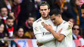 Bale y Reguilón, con el Real Madrid