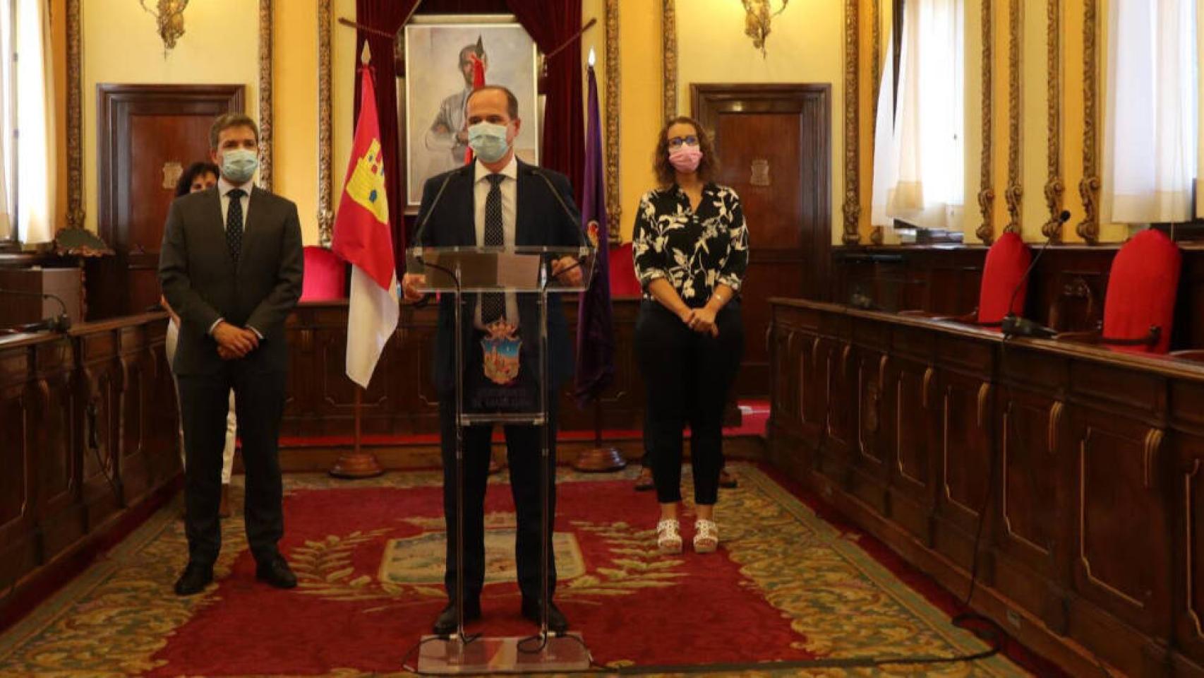 El alcalde de Guadalajara, Alberto Rojo, anuncia nuevas medidas por el coronavirus. Foto: Europa Press