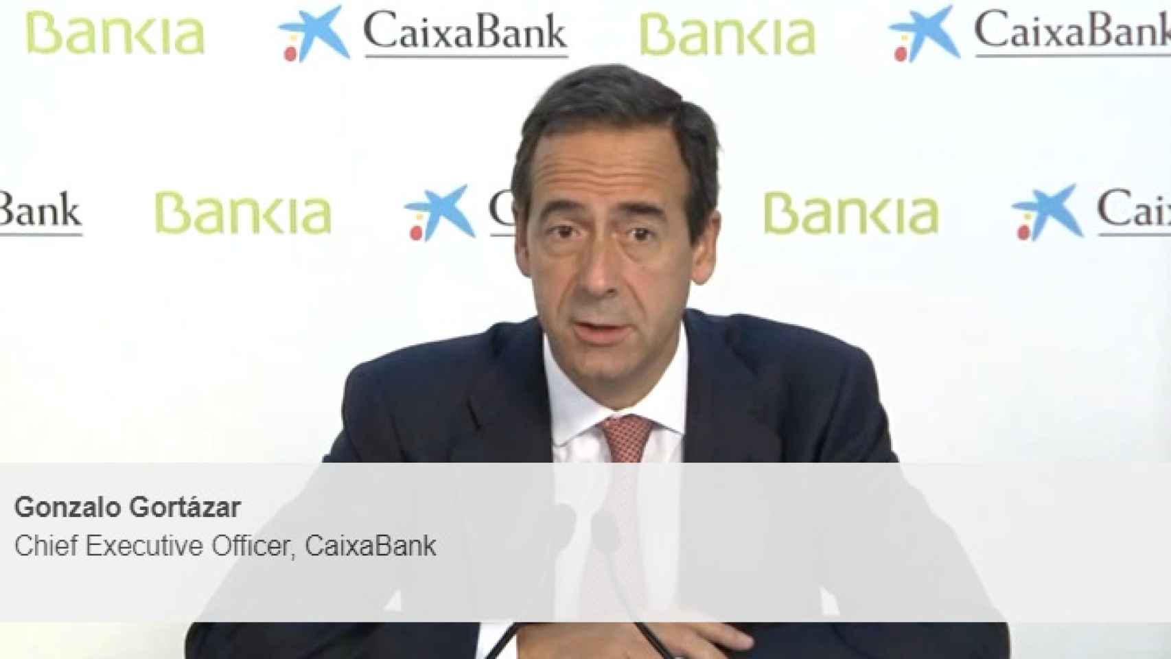 El CEO de CaixaBank, Gonzalo Gortázar.