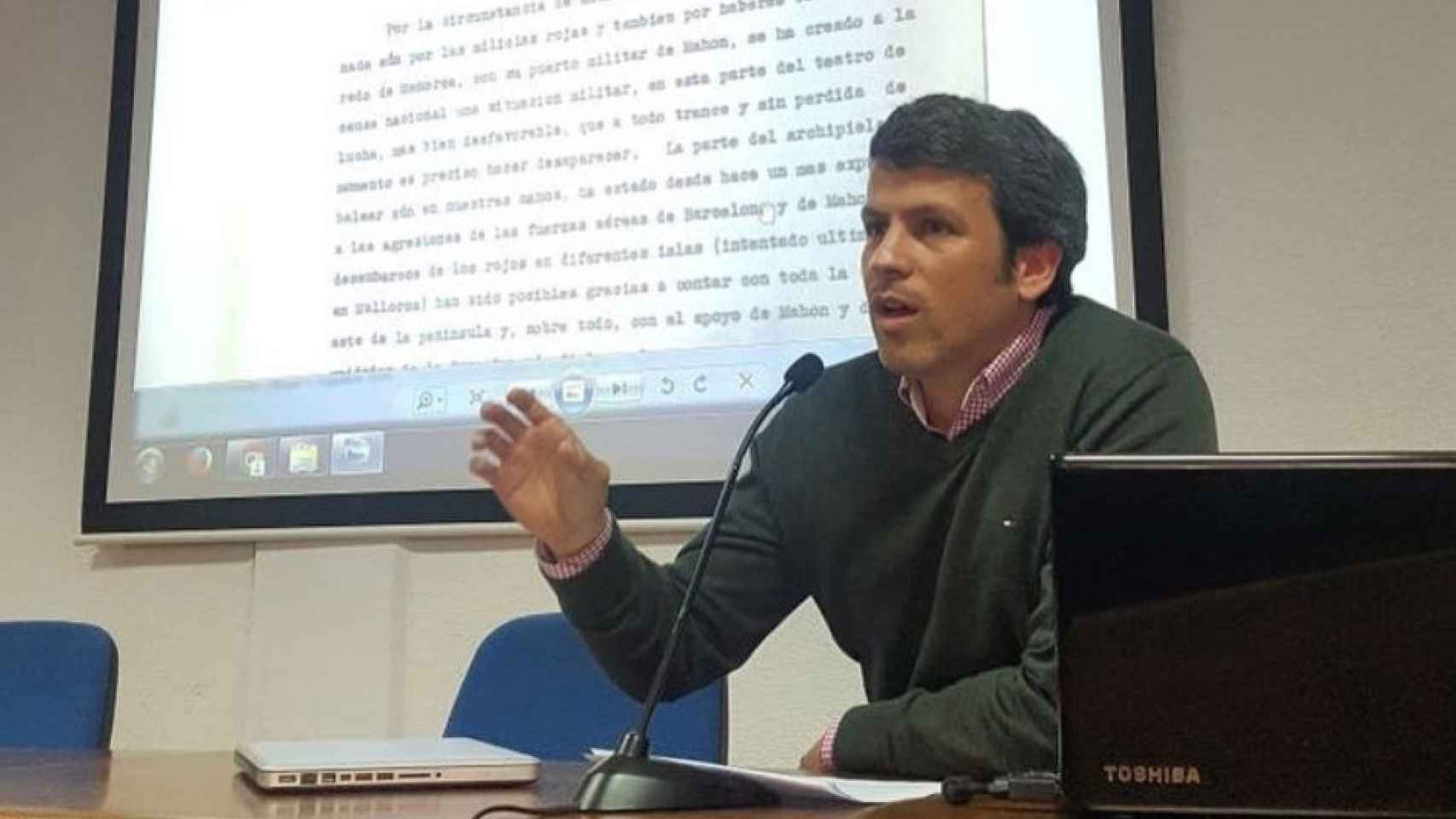 El historiador mallorquín Manuel Aguilera, profesor del CESAG-Universidad Pontificia Comillas.