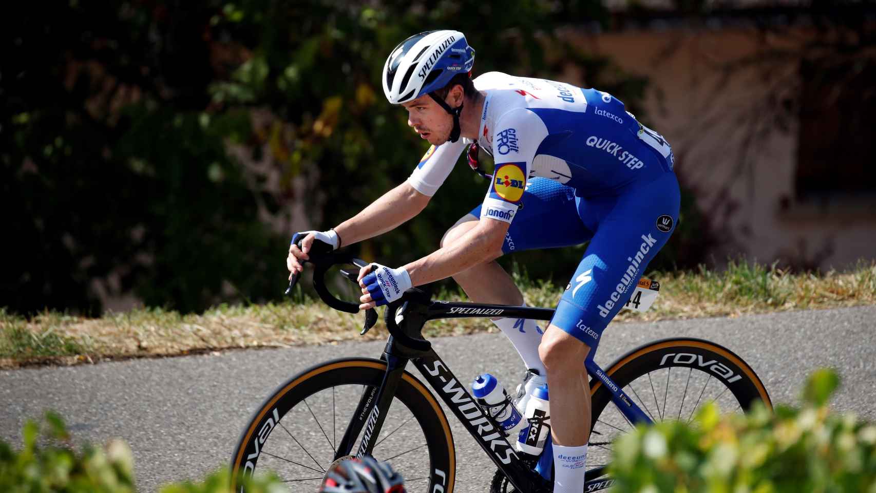 Remi Cavagna en la escapada de la 19ª etapa del Tour de Francia 2020