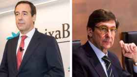 Gonzalo Gortázar, consejero delegado de CaixaBank y José Ignacio Goirigolzarri, presidente de Bankia. Fotos: Europa Press