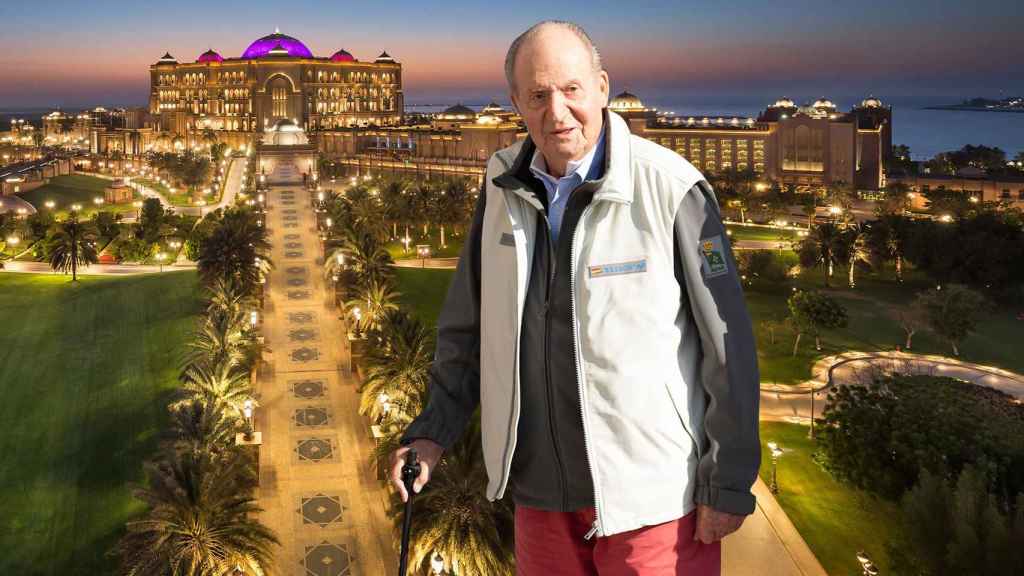 El Emérito Juan Carlos en el hotel Emirates Palace