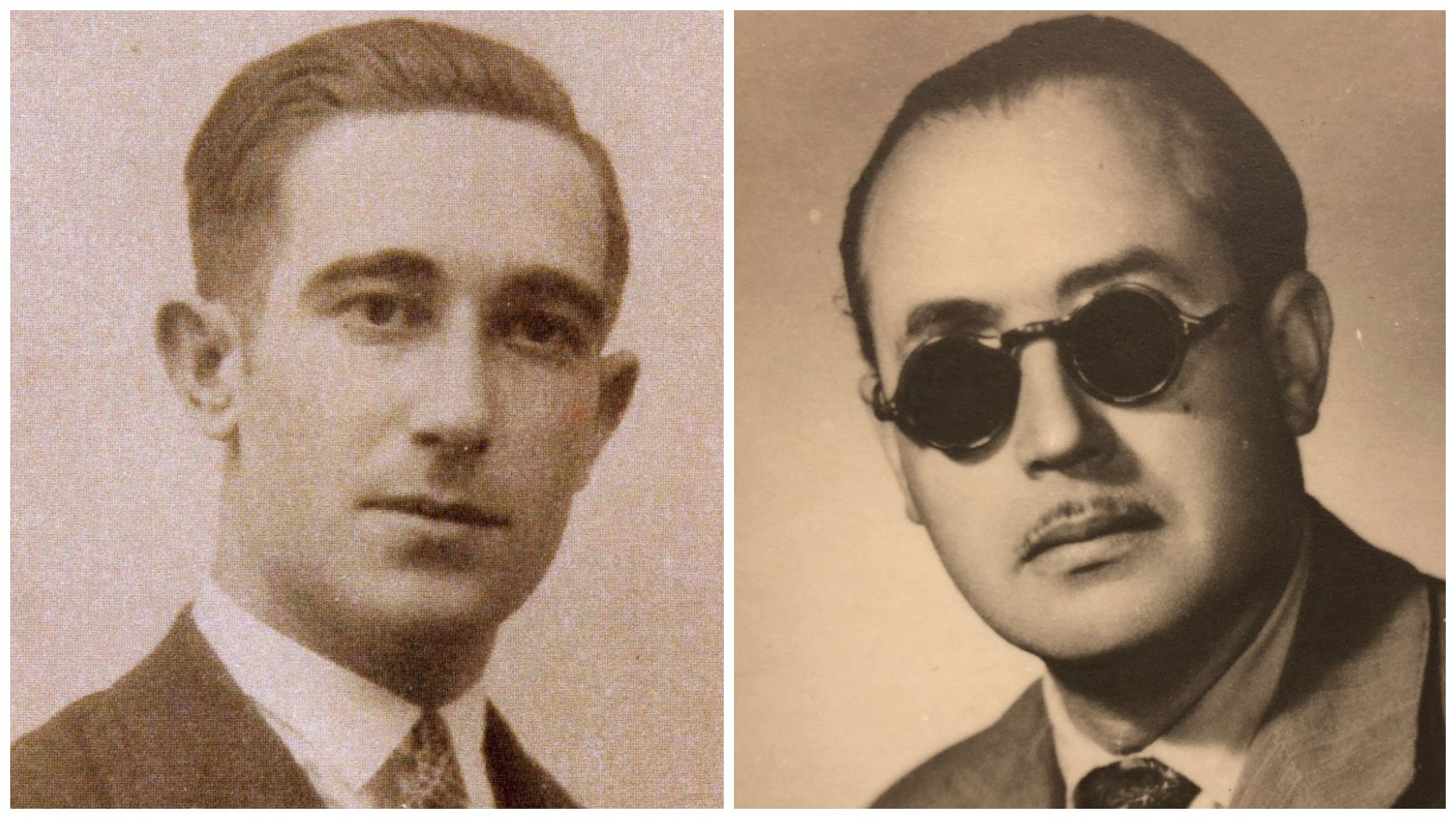 A la izquierda, Melitón Serrano Ortiz y, a la derecha, Manuel Rey Merchán.