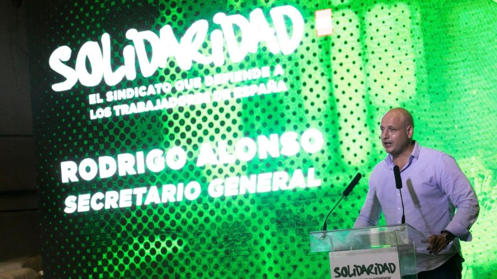 El secretario general del sindicato ultraderechista Solidaridad, Rodrigo Alonso.