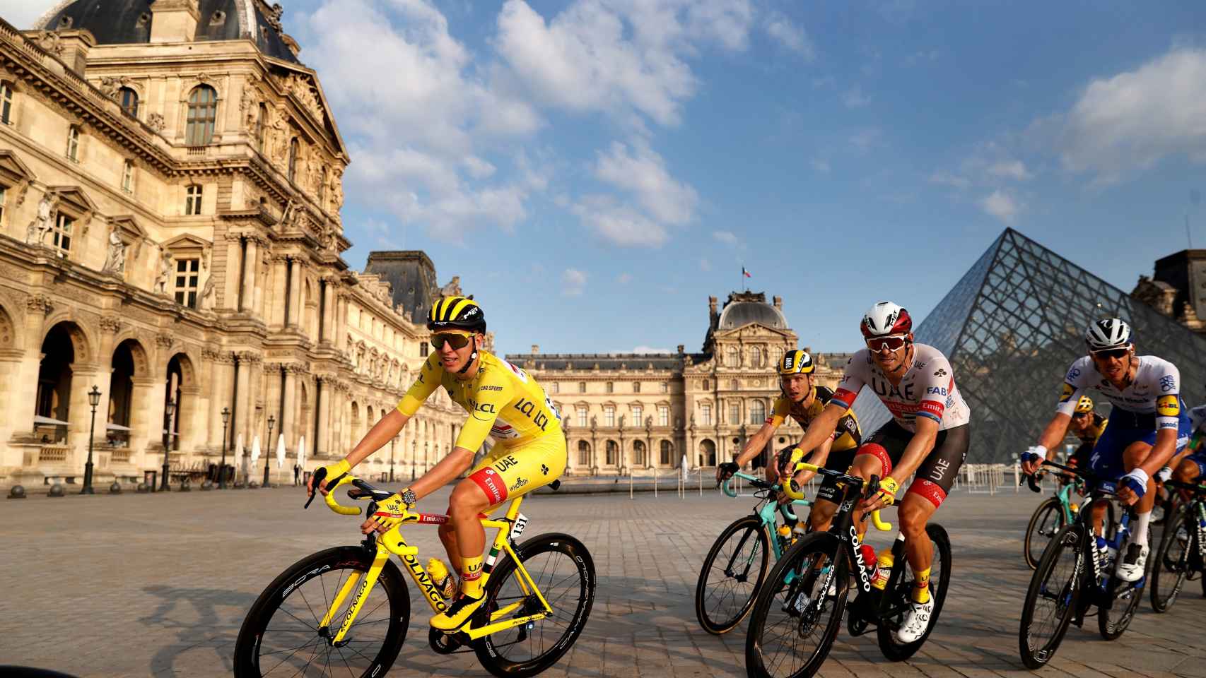 Pogacar en la etapa 21 del Tour de Francia