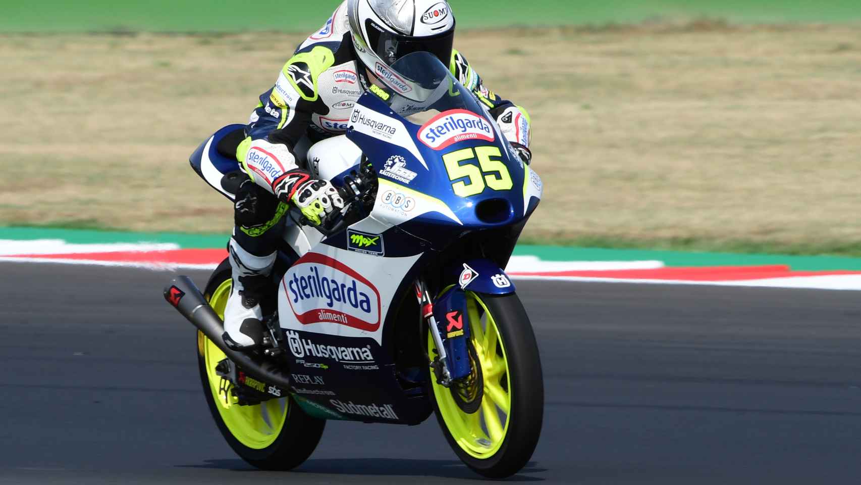 Romano Fenati en el Gran Premio de Emilia-Romagna