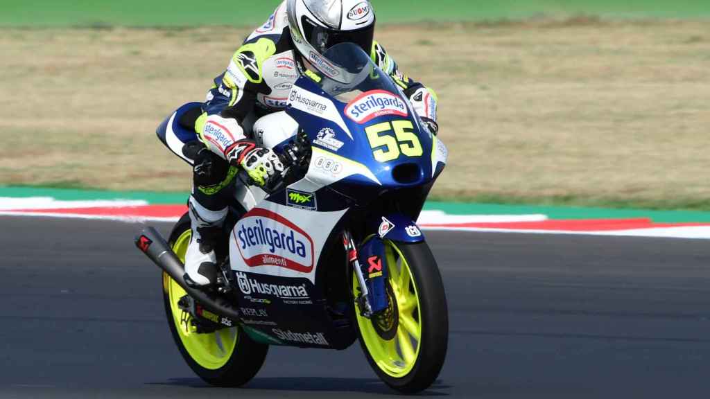 Romano Fenati en el Gran Premio de Emilia-Romagna