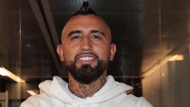 Arturo Vidal, a su llegada a Milán