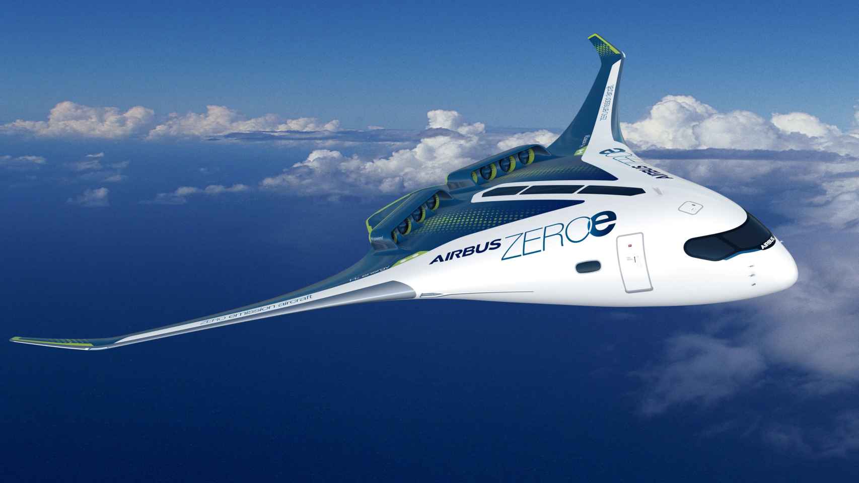 Diseño con cuerpo de ala mixta de Airbus