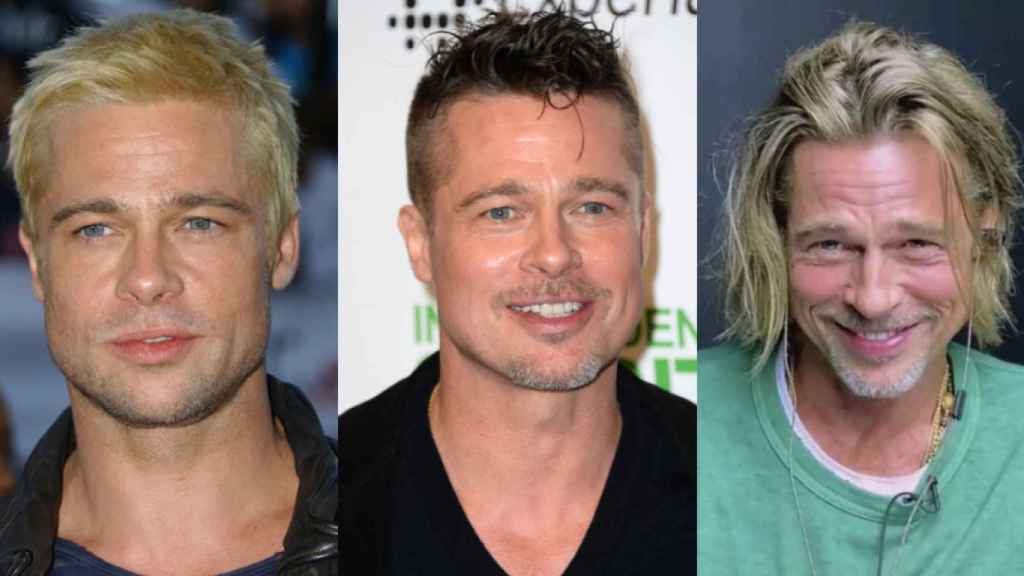 Brad Pitt y sus cambios de 'look', a lo largo de los años.