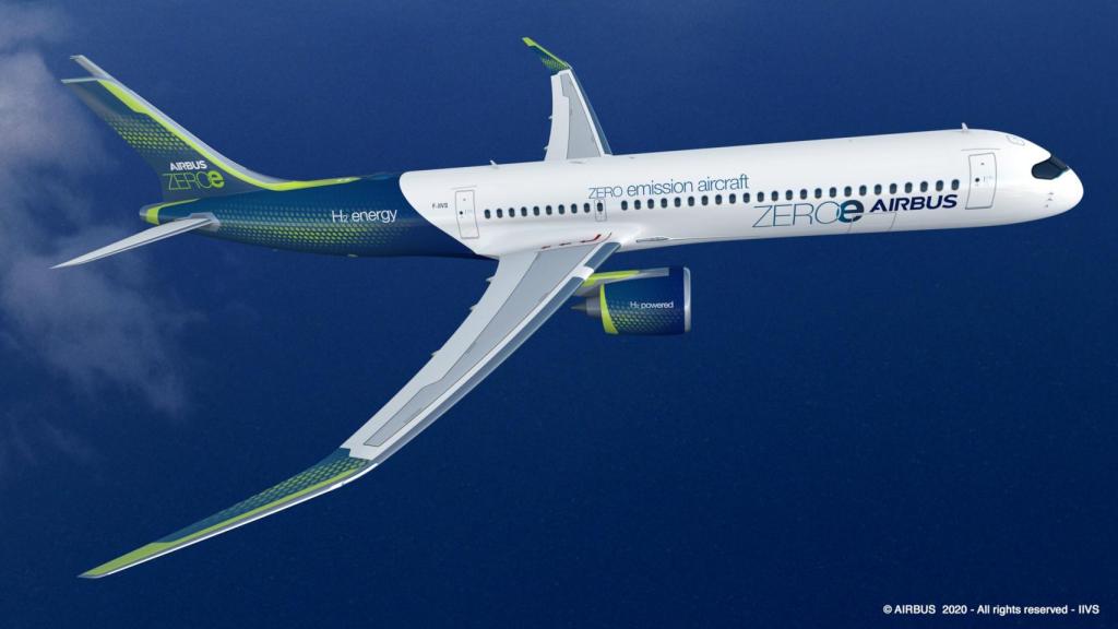 Avión de cero emisiones de Airbus