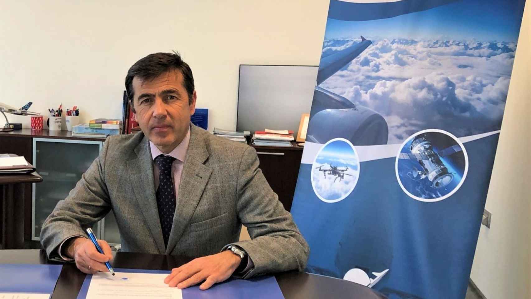 El director general de Andalucía Aerospace, Juan Román.