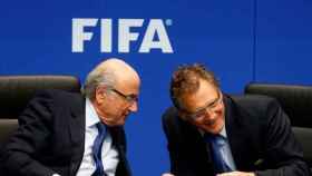 Blatter y Valcke, miembros de la FIFA