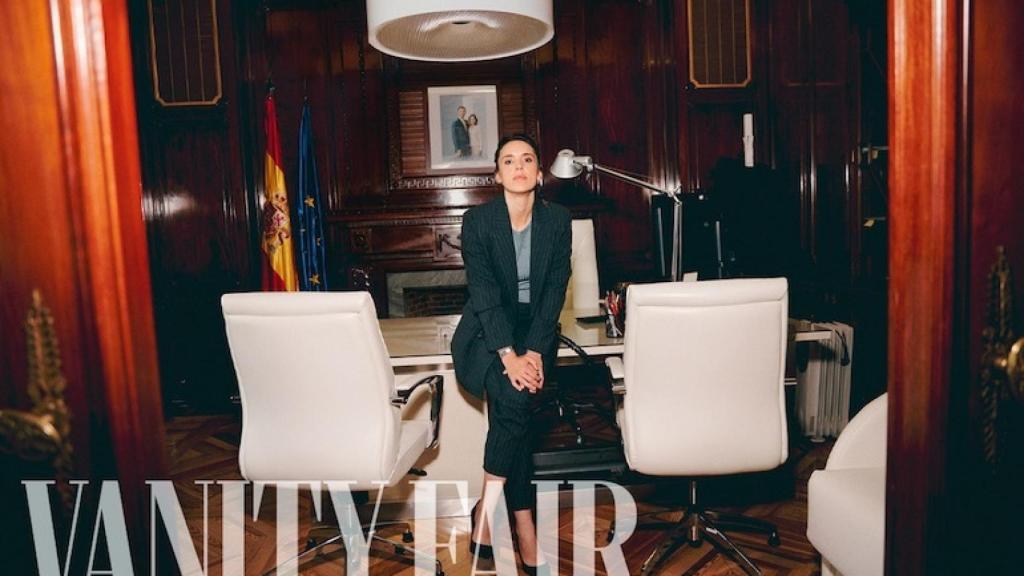 Irene Montero posando para la revista 'Vanity Fair'.