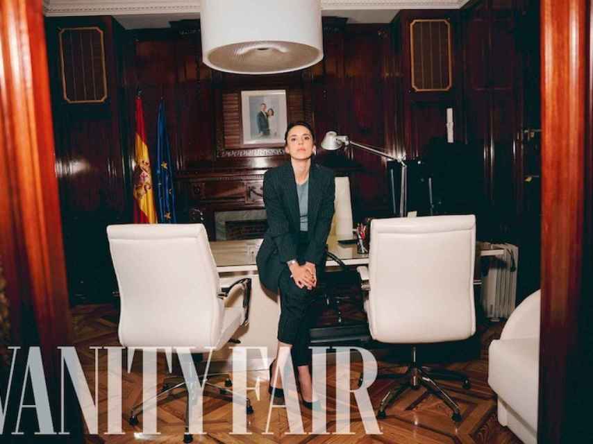 Irene Montero posando para la revista 'Vanity Fair'.