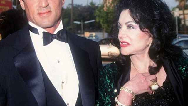 Sylvester Stallone junto a su madre, Jackie.