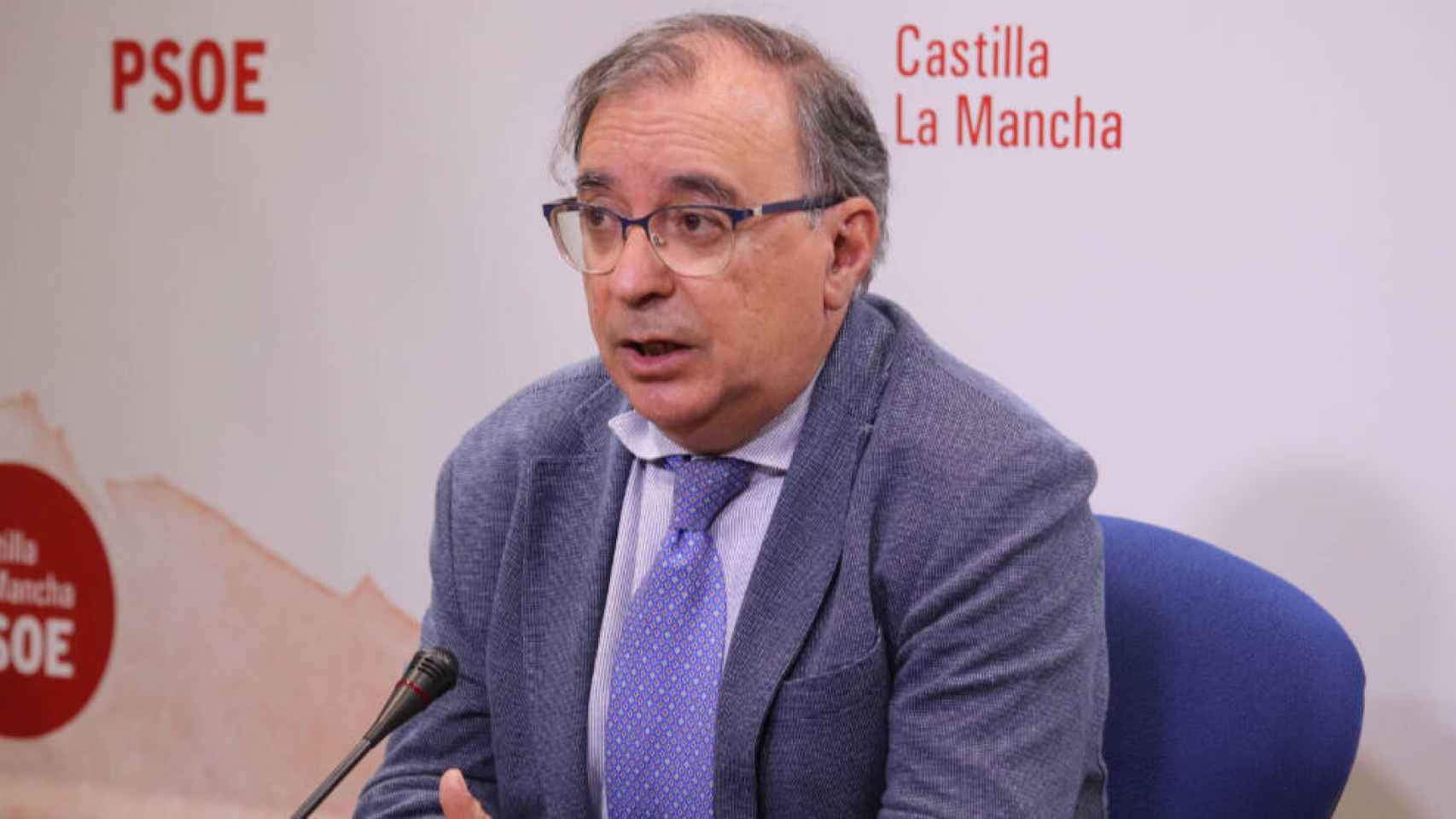 Fernando Mora, presidente del Grupo Parlamentario del PSOE en las Cortes de Castilla-La Mancha