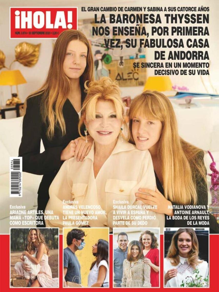 Portada de la revista '¡Hola!'