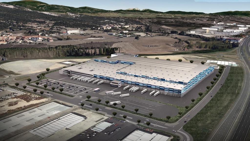 Futura plataforma logística de Lidl en Nanclares de la Oca, País Vasco.