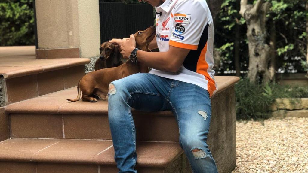 Marc Márquez, en Cervera