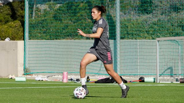 Jessica Martínez en un entrenamiento