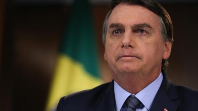 Bolsonaro durante su discurso en la ONU.