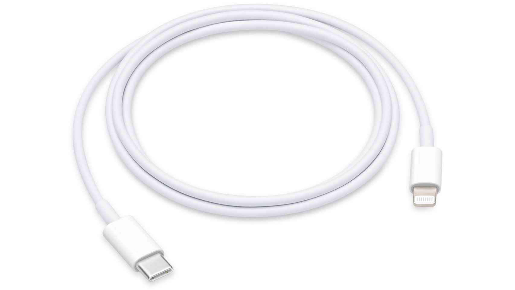 Apple ya ofrece un cable USB-C a Lightning
