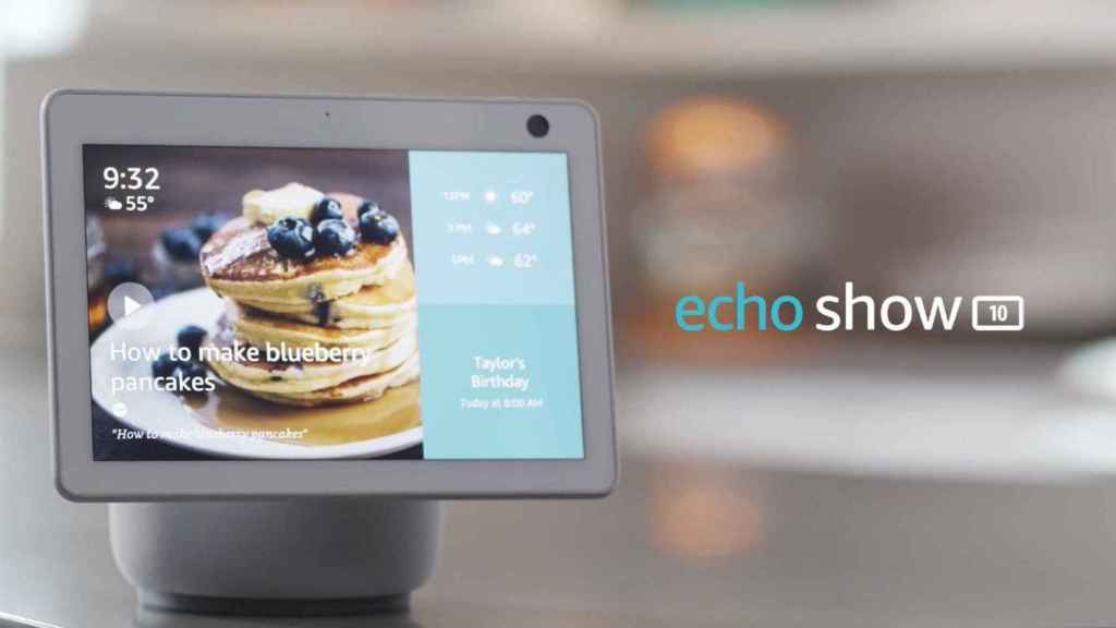 Nuevo Amazon Echo Show 10, con pantalla que se mueve