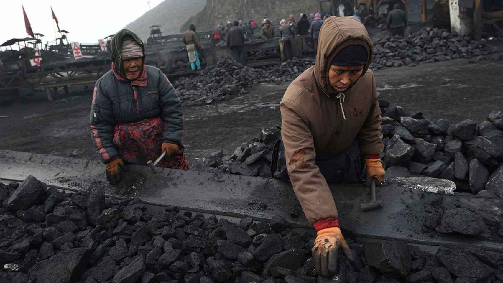 Minería de carbón en China