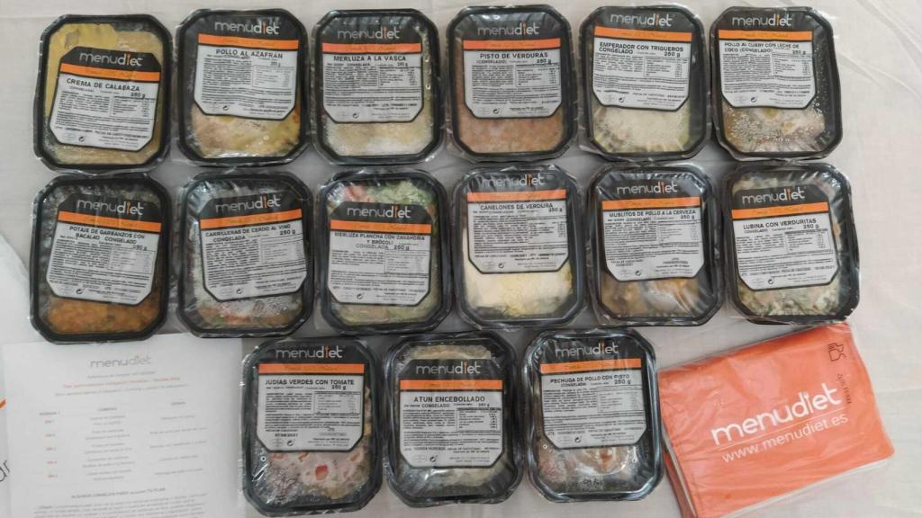 Los 15 'tuppers' del menú que elaboró Cynthia para mi semana con Menudiet.