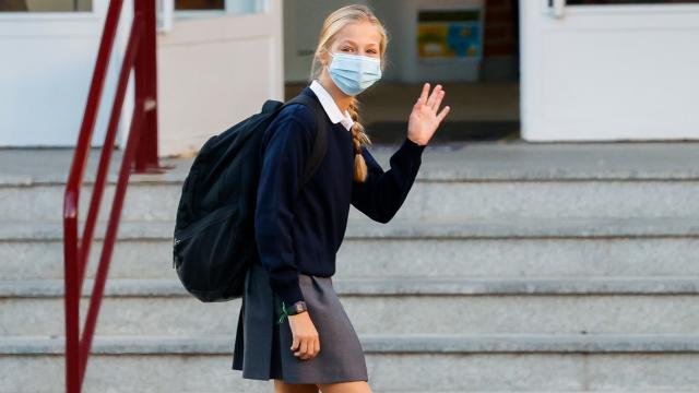 La princesa Leonor ya puede volver a pisar su colegio después de un caso positivo en Covid en su clase.