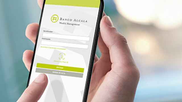 Aplicación móvil de Banco Alcalá.