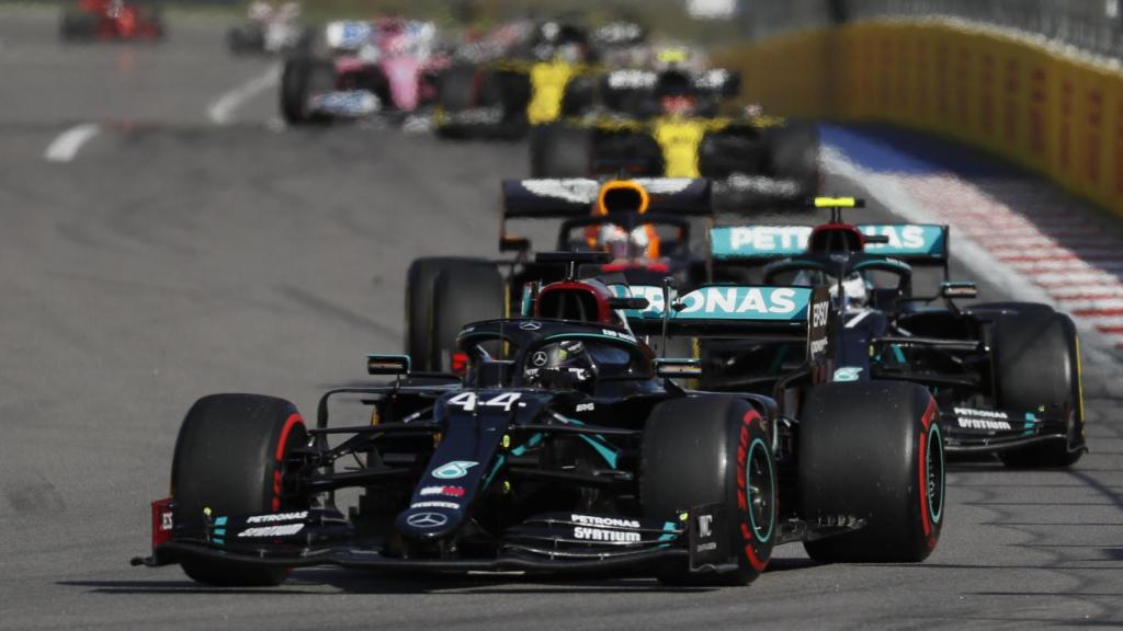 Bottas durant el GP de Rusia de Fórmula 1