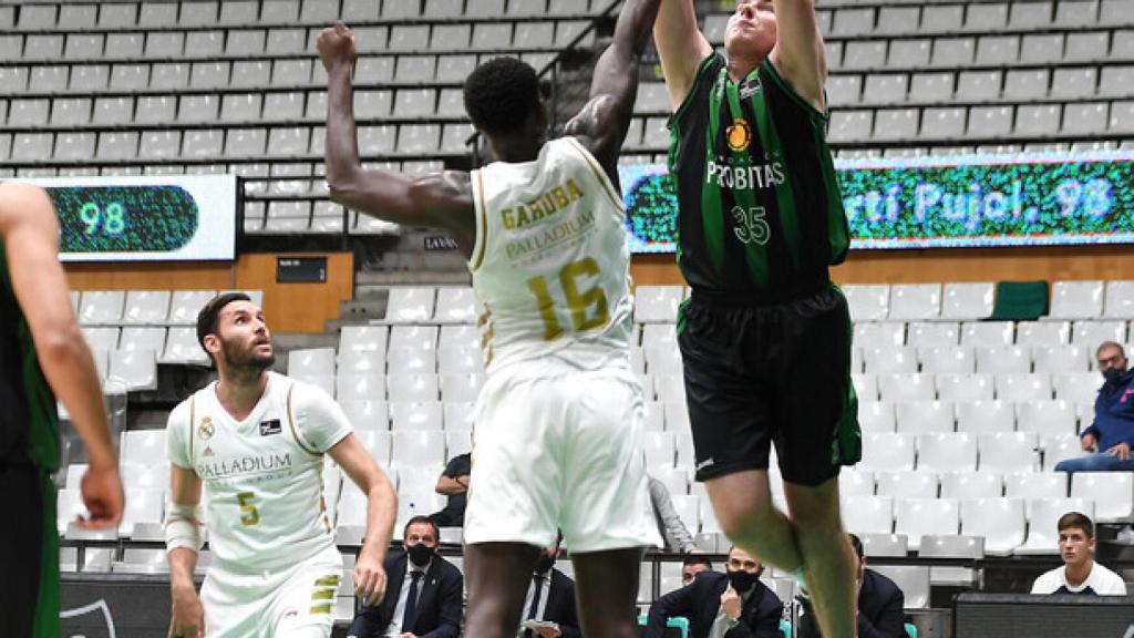 Usman Garuba, en el Joventut de Badalona - Real Madrid