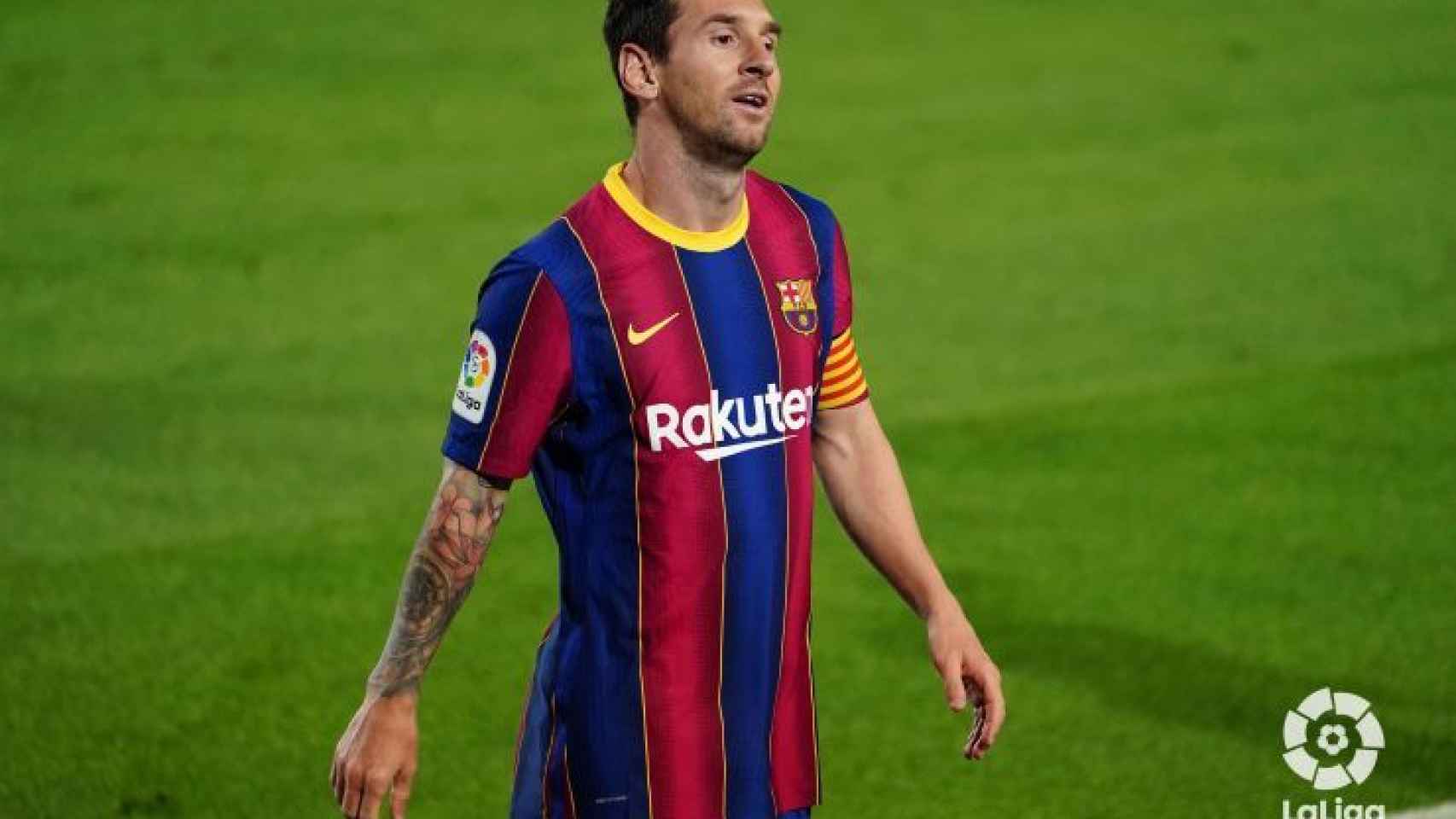 Leo Messi, en un partido del Barcelona de La Liga 2020/2021