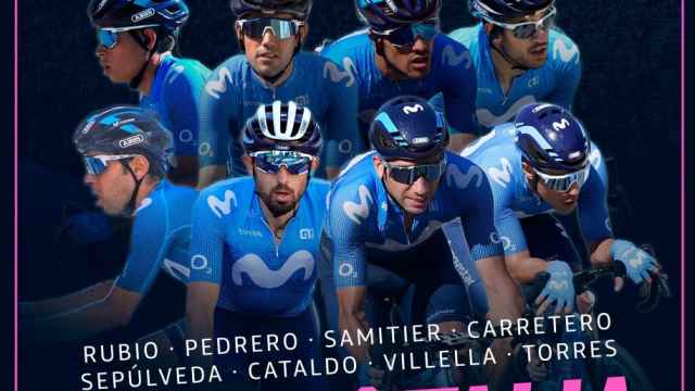 El ocho del Movistar Team para el Giro de Italia