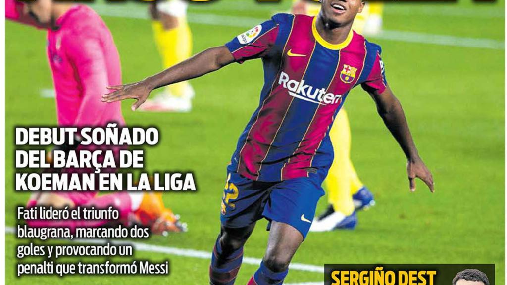 Portada Sport(28/09/20)