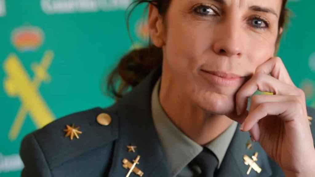 La teniente coronel, Silvia Gil.