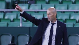Zinedine Zidane, en el Benito Villamarín