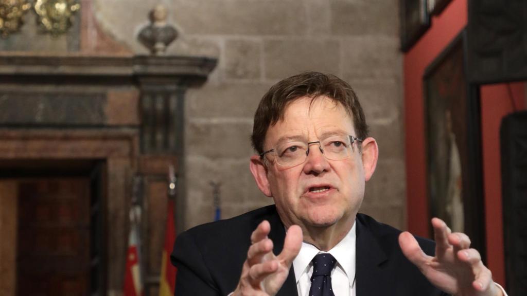 El presidente Valenciano, Ximo Puig, en el Palau de la Generalitat.