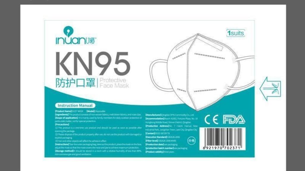 La mascarilla Inuan KN95.