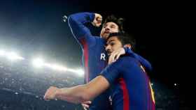 Messi y Luis Suárez, en el Barcelona